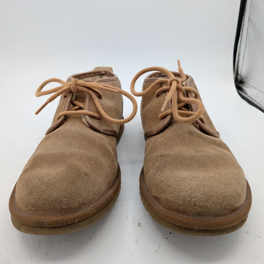 UGG Maksim Chukka Suede Lace Up Boots Chestnut Brown 1016680 Mens Size 9